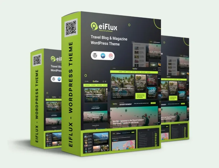 eiFlux – Travel Blog & Magazine WordPress Theme